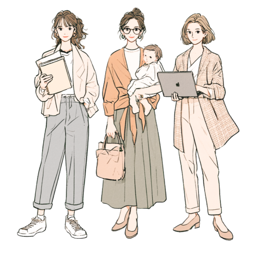 仲間と支え合いながらスキルアップを目指す女性たち